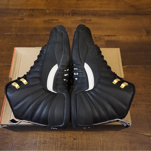 Air Jordan 12 Retro The Master Black Gold 130690-013 Size 9 w/ Box - Picture 7 of 7